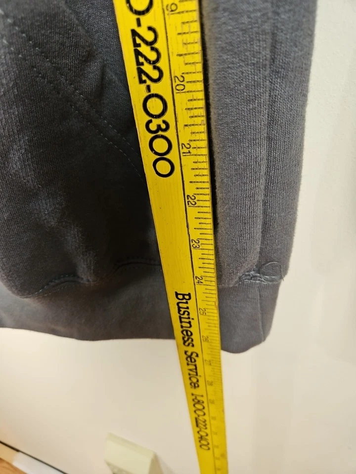 Moletom com capuz Duck Commander masculino tamanho pequeno cinza/verde grande verde neon logotipo lã - Imagem 4 de 4