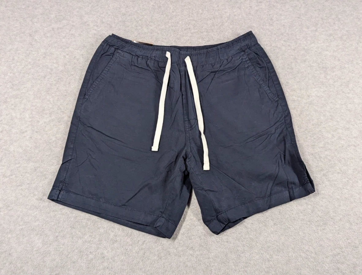Bearbottom Men Shorts Medium NWT 6.5" Everyday Cotton Chino Casual Drawstring 2