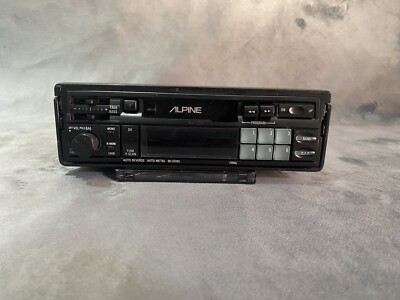 Vintage Alpine 7190L Cassette Player Old School Car stereo *READ BEFORE ...