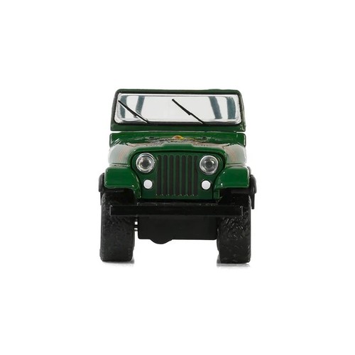 Green 1975 Jeep CJ-7 - Thanks for Listening Smokey Bear Greenlight 1:64 - Picture 2 of 3