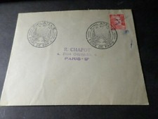 MARCOPHILIE FRANCE 10.5.49 CACHET LETTRE FOIRE DE PARIS PHILATELIE, VF LETTER