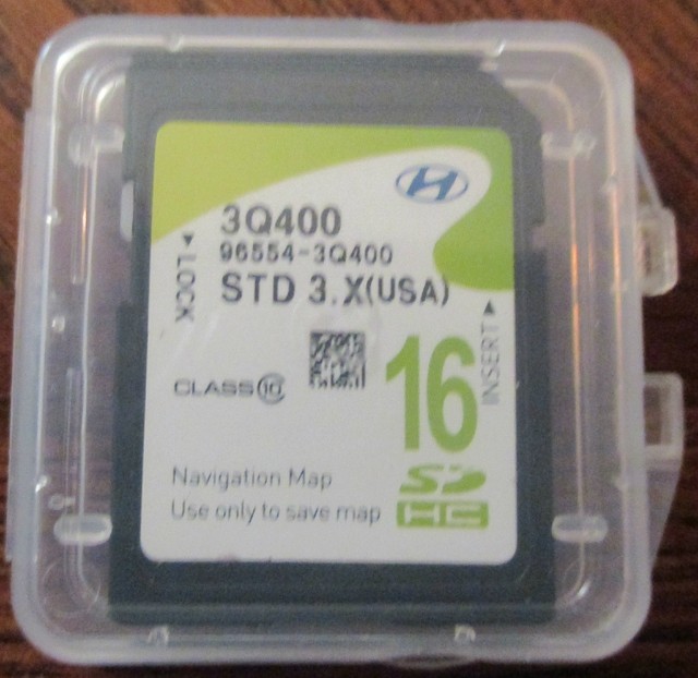 Hyundai Navigation Disk SD HC Card OEM 965543q400 3q400 for sale