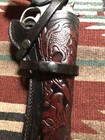 Leather Field Holster Floral Fits S&W 586 686 19 Colt King Cobra Ruger GP100 6" — photo 2