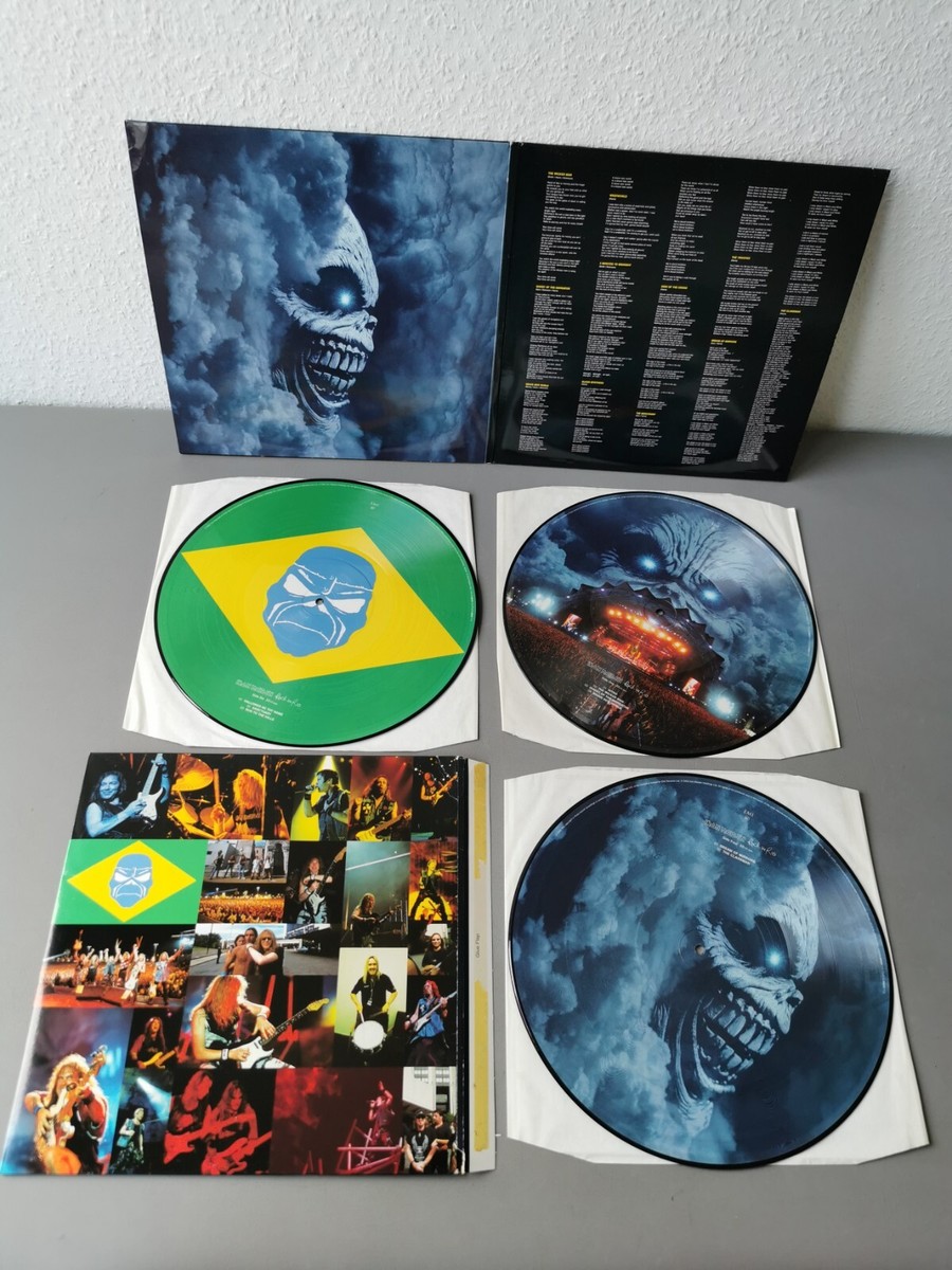 Iron Maiden LPレコード 3枚セット IRON MAIDEN original Picture Vinyl 3LP Rock In Rio (2002 EMI