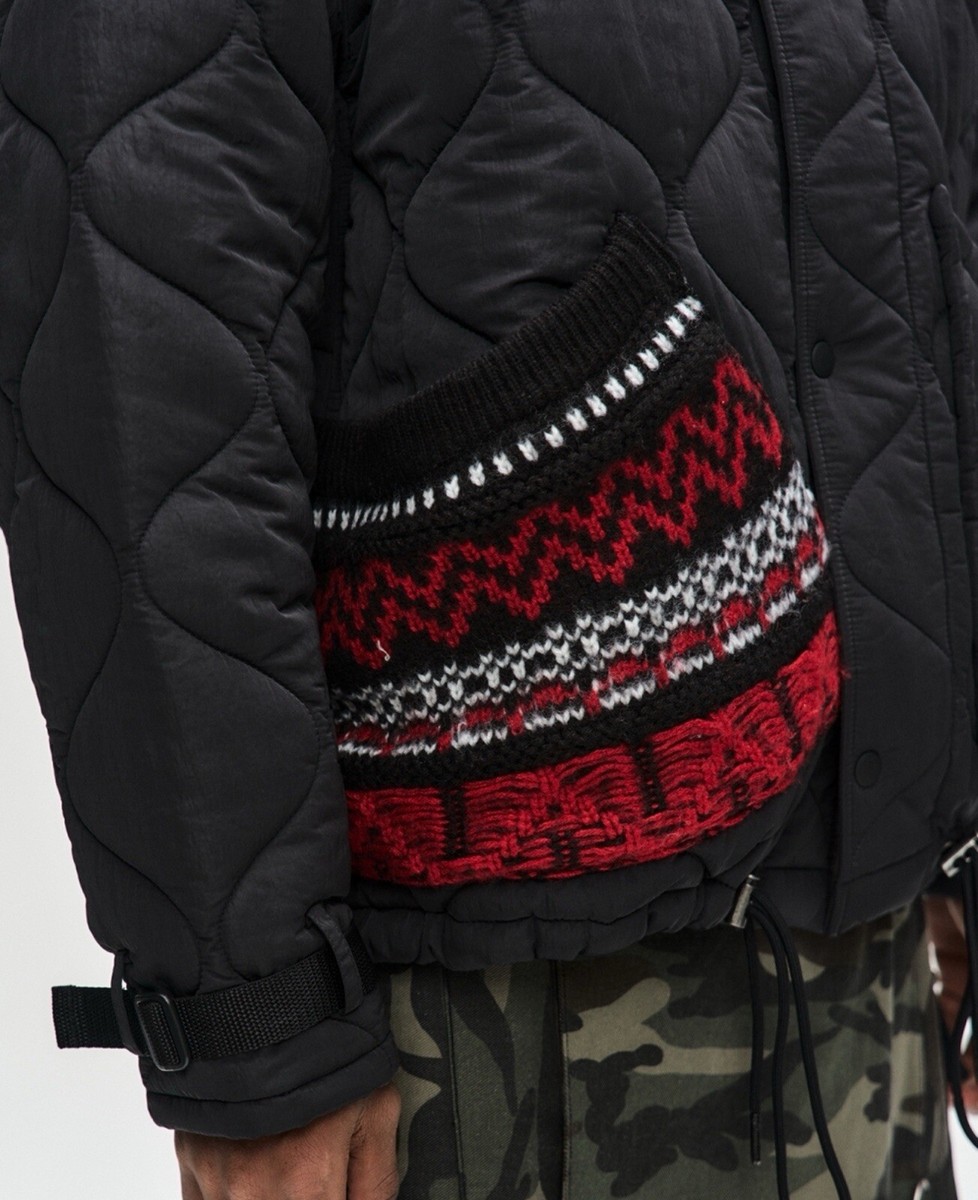 ADSB Andersson Bell New Nordic Knit Patch Quilted Short
