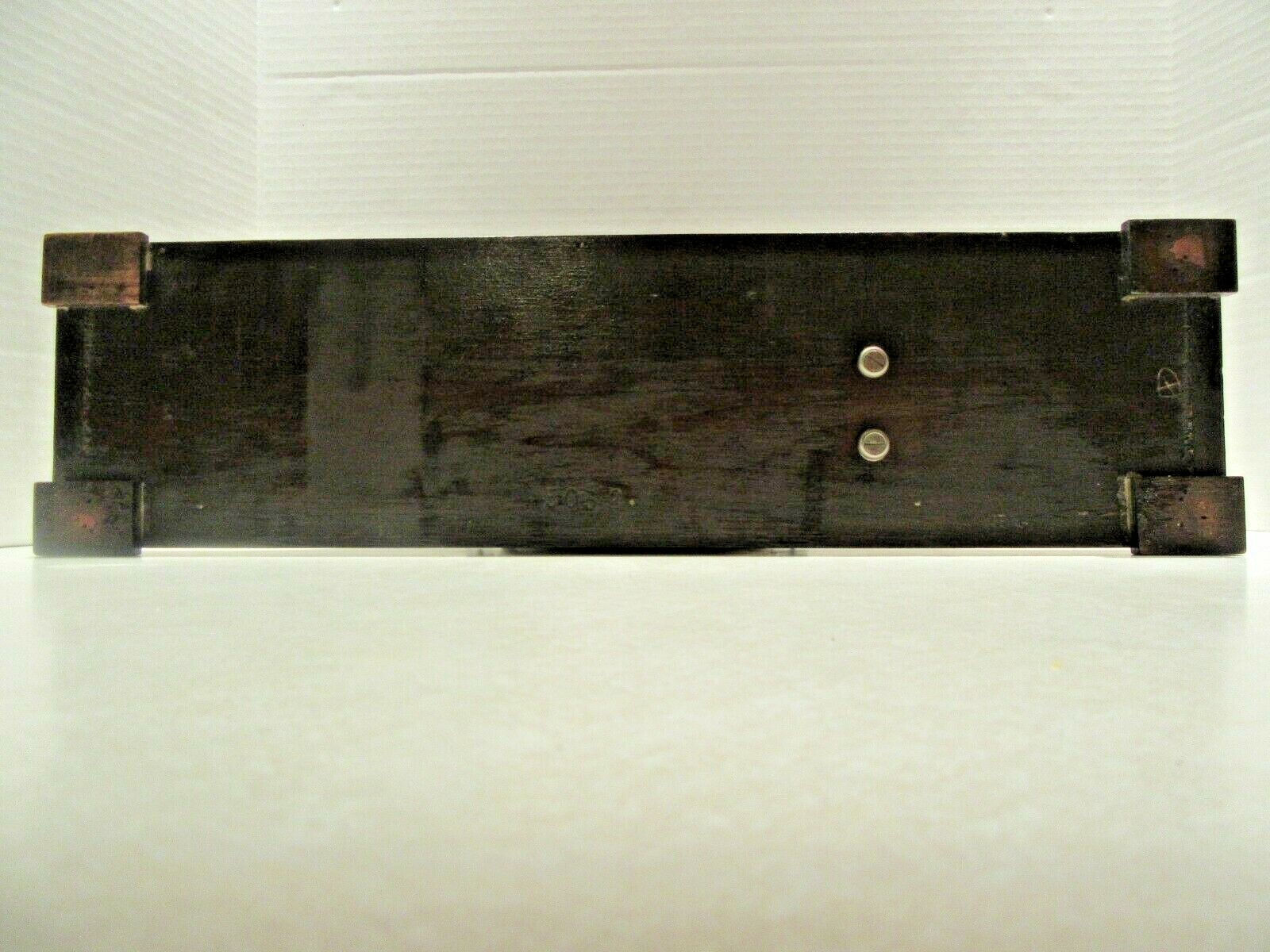 Vintage Herschede Mantel Clock - Mahogany Case Two Tone Finish No 5052 1925-1928