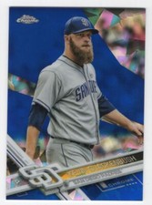 2017 Topps Chrome Sapphire Edition Print Run 250 Kevin Quackenbush #657 San