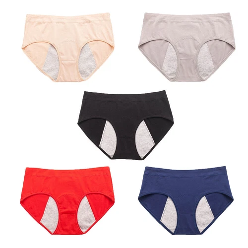 5Pc Women Everdries Leakproof Underwear Incontinence Protective Leak Proof Pants - Picture 22 of 22
