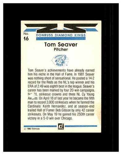 TOM SEAVER YOU PICK SEE SCANS OF EVERY CARD ALL TOM SEAVER CARDS ODD BALL METS - Bild 111 von 183