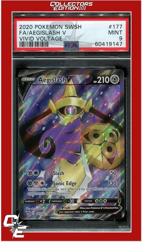 Aegislash V graded PSA 9 for sale on eBay