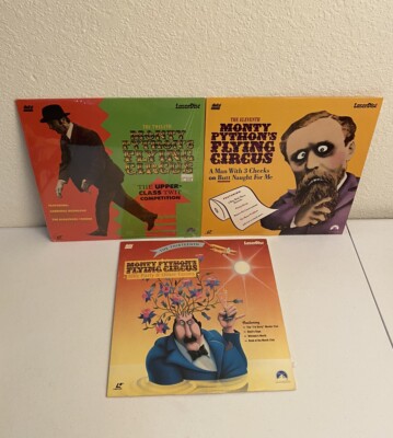 Monty Python Flying Circus  LASERDISCS 3 Lot TV Sketch Comedy EXC