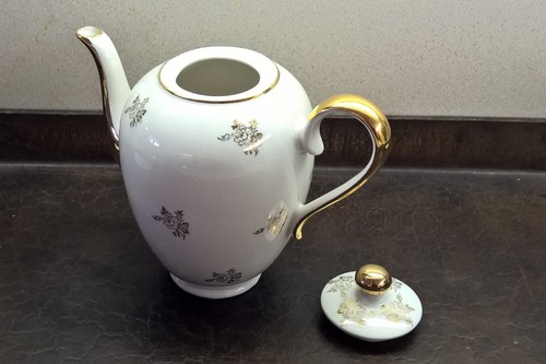 Vintage Bavarian Porcelain Coffee Tea for Two Set, includes Sugar Bowl & Creamer - Picture 2 of 9
