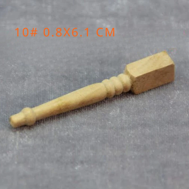 4PC 1:12 Scale Dolls House Miniatures Handmade Cabinet Table Legs Building Decor - Image 2 of 4