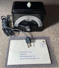 FRANZ LM-FB-4 METRONOME 40-208 BEATS PM BAKELITE TONE WORKING NO LIGHT W/ CARD