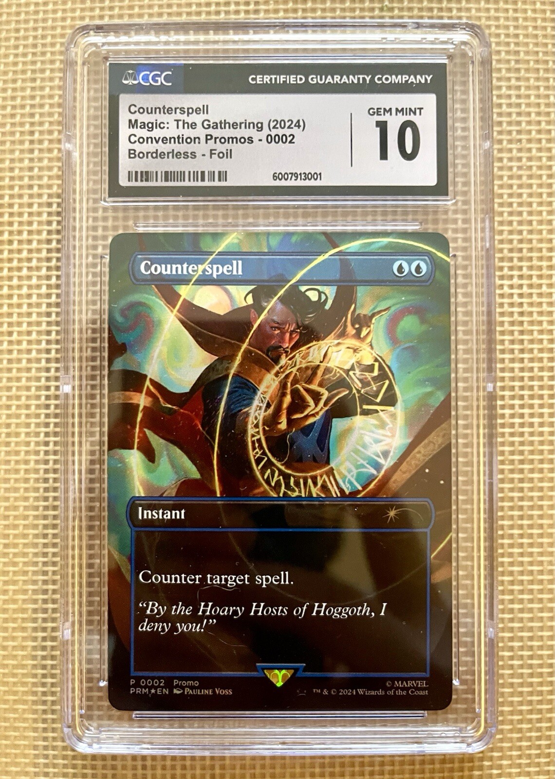 GEM MINT 10 Marvel X MTG Counterspell NYCC Promo 0002 