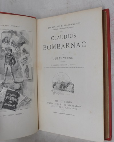 Jules Verne Hetzel Bombarnac Le Chateau des Carpathes (Portrait collé) - Foto 11 di 16