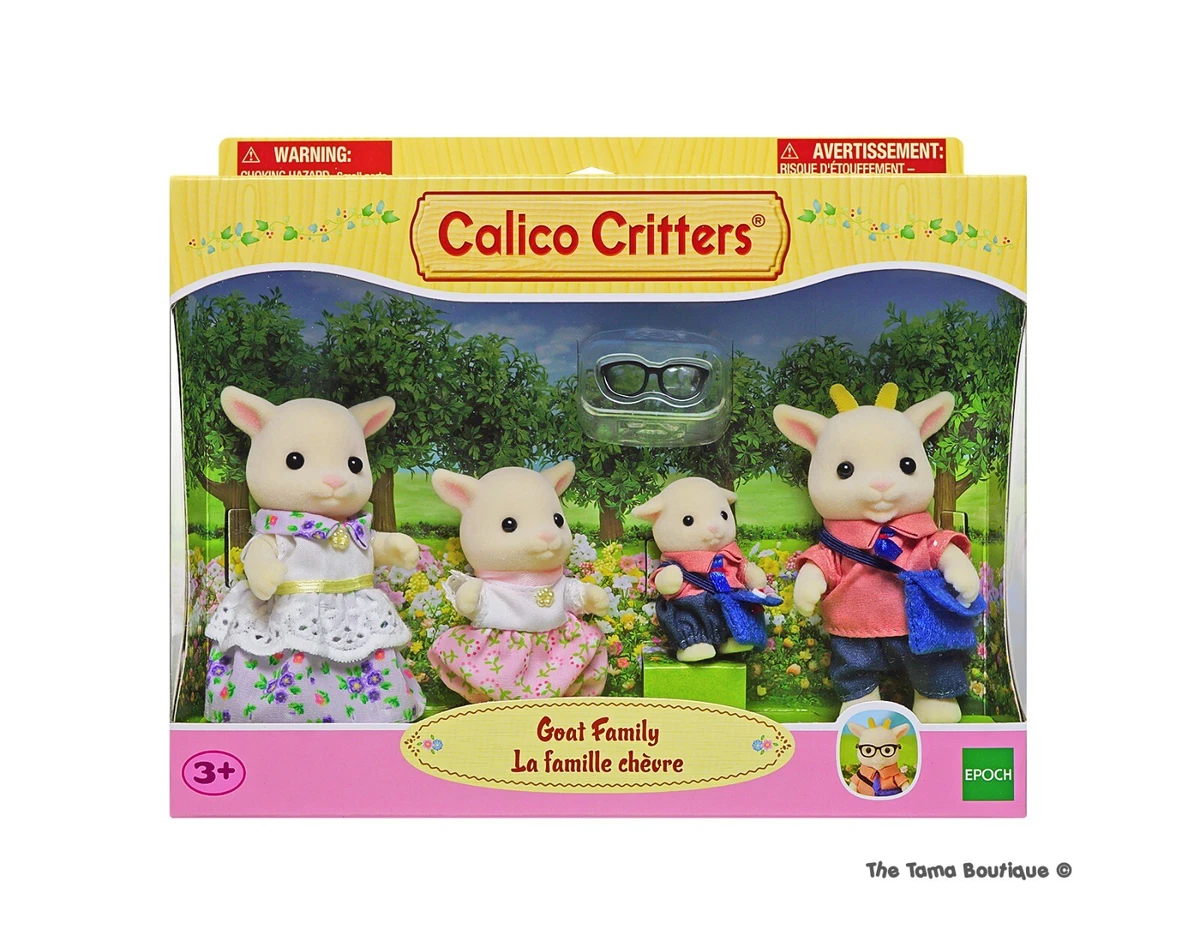 Sylvanian Families Calico Critters Brightfield Goat Family, familia sylvanian - Vimarsana News