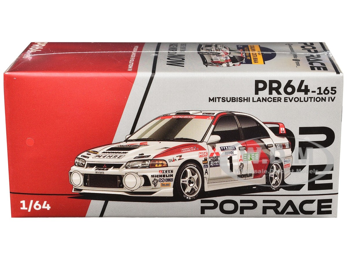 MITSUBISHI LANCER EVO IV RHD #1 WINNER RALLY CATALUNYA 1/64 BY POP