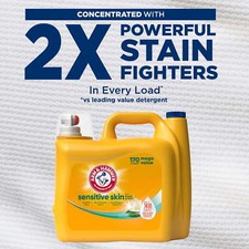 Sensitive Skin Plus Fresh Scent, 170 Loads Liquid Laundry Detergent, 170 fl oz 0.10 per gallon