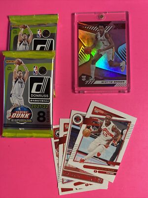    Scottie Barnes Pink XR SP RC SHIPS IN ONE TOUCH CASE +  22 Donruss Packs 