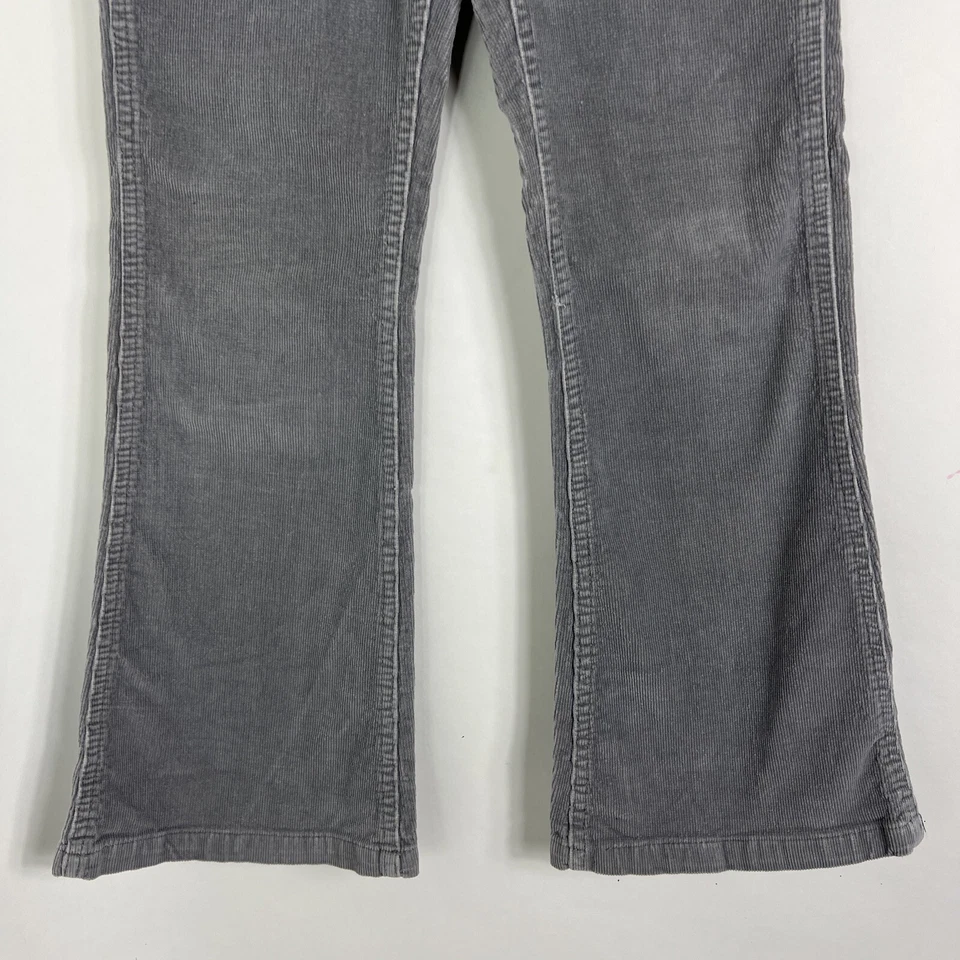 So Pants Jóvenes Niñas Talla 10 Bootcut Acampanado Pana Elastizado Informal Gris Foto 3 de 4