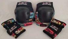 187 Killer Pads Junior Kids Knee Pads & Wrists Comic