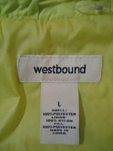 WestBound Women's Green Full Zip Jacket Size L Large - Picture 12 of 12