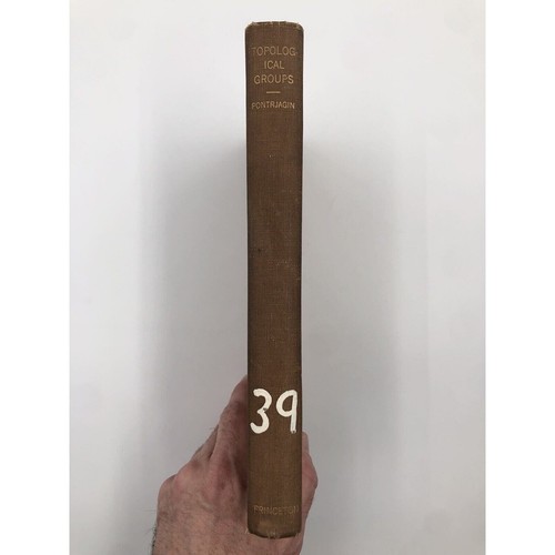 Topological Groups L. Pontrjagin 1946 Hardcover Princeton & University of Moscow - Foto 2 di 12