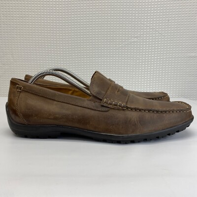 Florsheim Comfortech Moc Toe Brown Penny Loafer 10D | eBay display picture 1