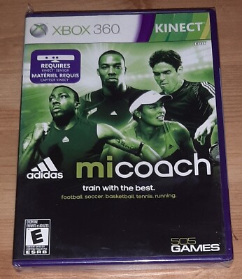 Mi Coach by Adidas (Xbox 360) Brand New & Factory Sealed / Requires Kinect Senor