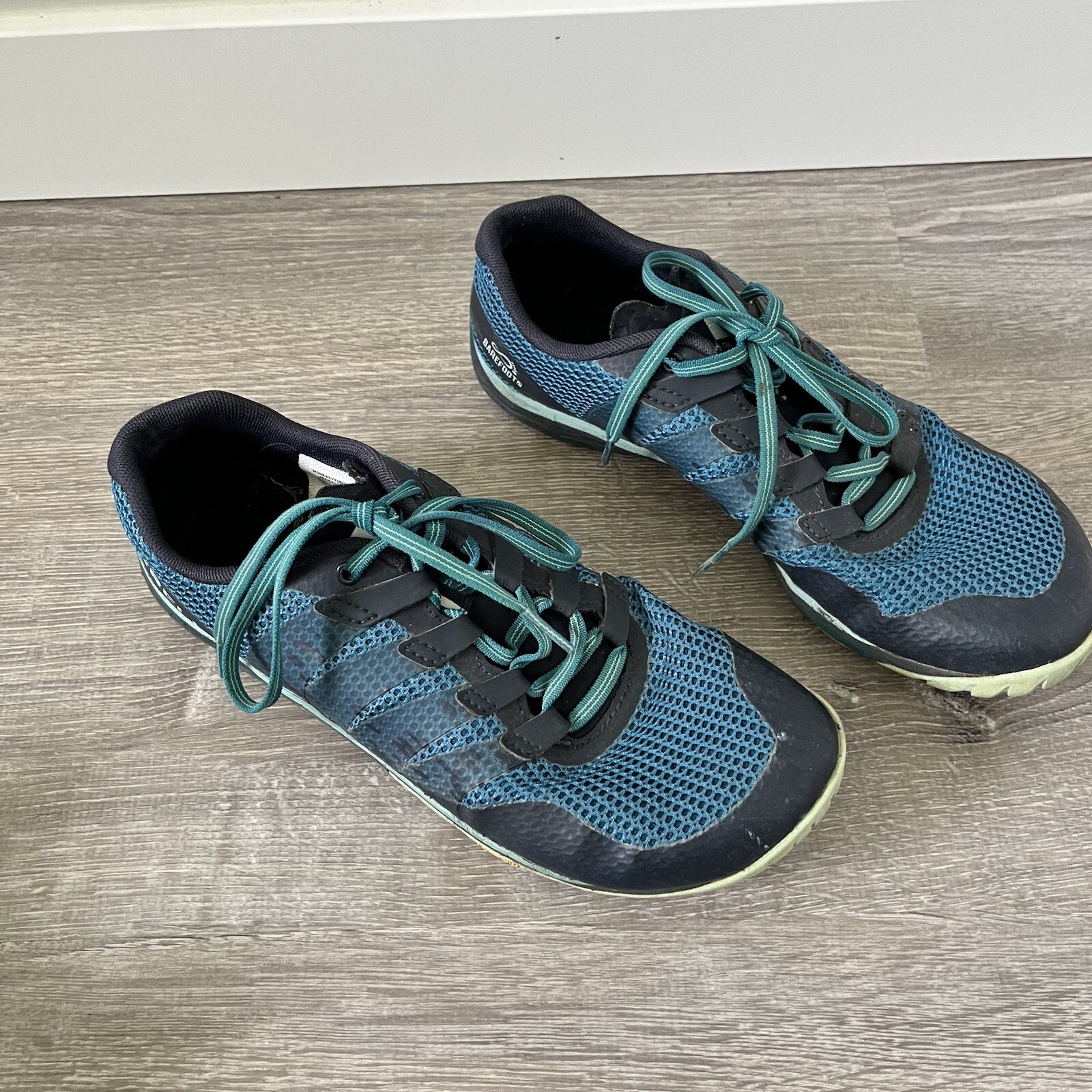 Guanto da trail Merrell 5 donna taglia 9 scarpe da corsa a piedi nudi nero verde acqua escursionismo