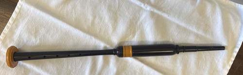 Vtg R. G. Hardie & Co. Bagpipe Practice Chanter with Catalin Mounts - 18.5 in.