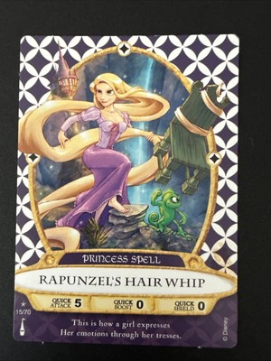Disney Parks -Sorcerers of the Magic Kingdom Card -#15/70 -Rapunzel's Hair Whip
