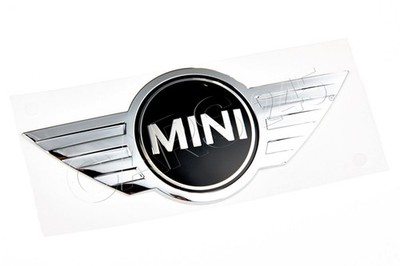 Genuine BMW Heckklappe chrom MINI Emblem Abzeichen Logo Zeichen OEM 51147026186