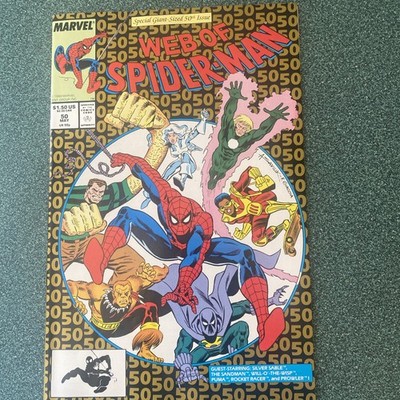 Web of Spider-Man #50 (Marvel Comics May 1989) NM