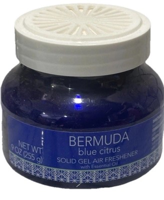 Bermuda Blue Citrus Solid Gel Air Freshener With Essential Oils 9