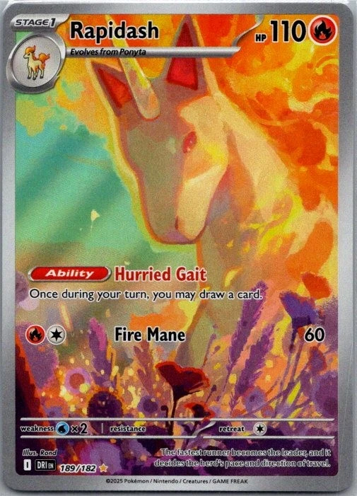 Rapidash 189/182 Sv10: Destined Rivals for sale | eBay