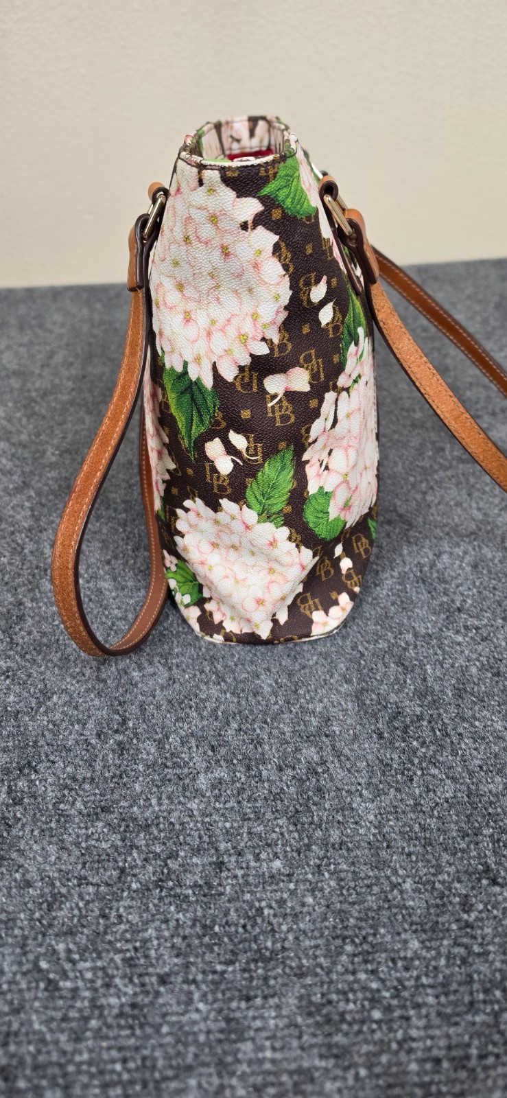 Dooney & Bourke Hydrangeas Monogram Shoulder Bag - image 7