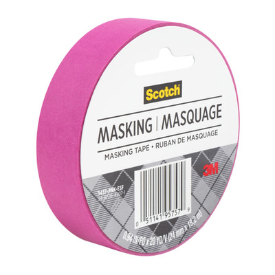 Scotch Expressions Masking Tape: 0.94 in. x 60 ft. (Fuchsia)
