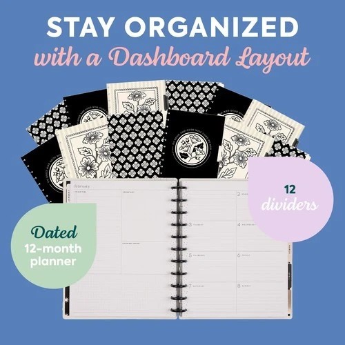Happy Planner Disc-Bound Planner Jan.–Dec. 2026, Includes 3 Extra Months and ... - Picture 3 of 6