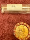 1954-P Lincoln Cent Roll Red Gem BU