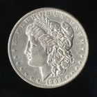 US Coin 1893 Morgan Silver Dollar Key Date AU NO RESERVE!