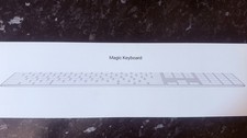 Genuine Apple Magic Keyboard with Numeric Keypad UK Layout MXCJ3B/A - Sealed