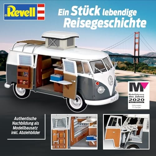 MAQUETA REWELL VW T1 CAMPER Escala 1.24 REF.07674