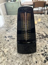 Cherub Black Metronome Model WSM-330 Fully Working Audible Beat Click  Bar Bell