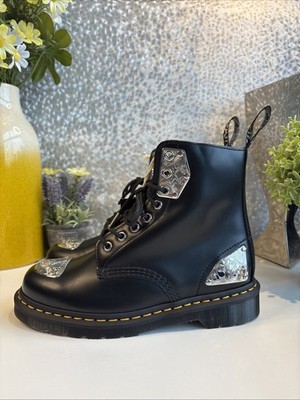 Dr Martens x King Nerd Limited Edition 1460 Leather Hardware Boots UK Size 6