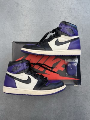 2018 Nike Air Jordan 1 Retro High OG Court Purple 555088-501 Size