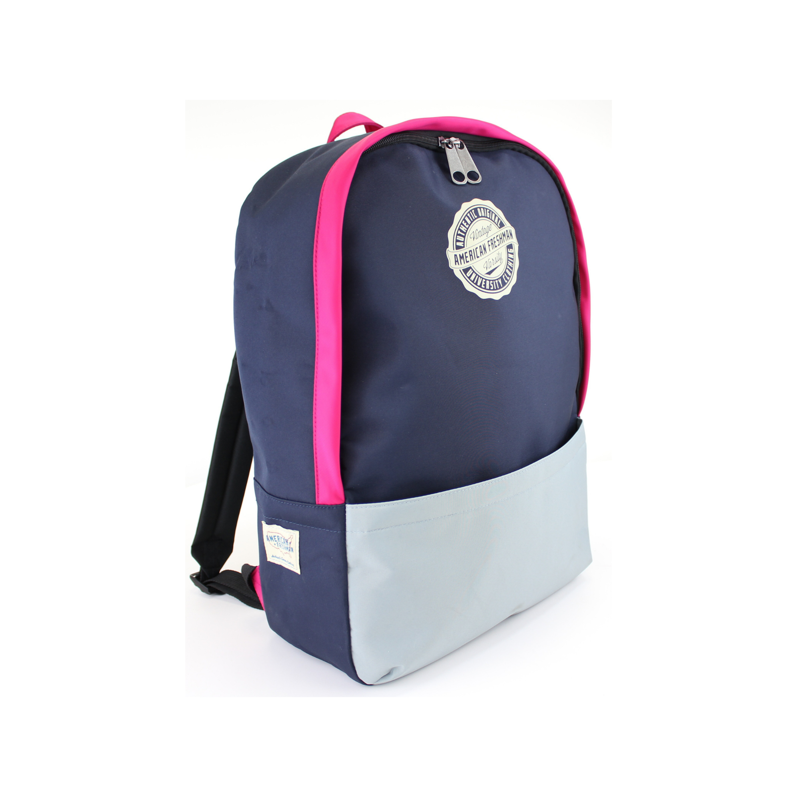 American Freshman Oakland Rucksack - Navy & Pink Travel College