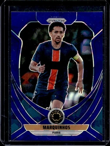 2025 Panini Prizm FIFA Club World Cup Marquinhos Blue Ice #/175 PSG