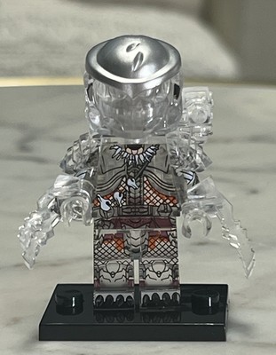 Lego INVISIBLE PREDATOR Custom Printed Minifigure MINIFIG sci-fi horror